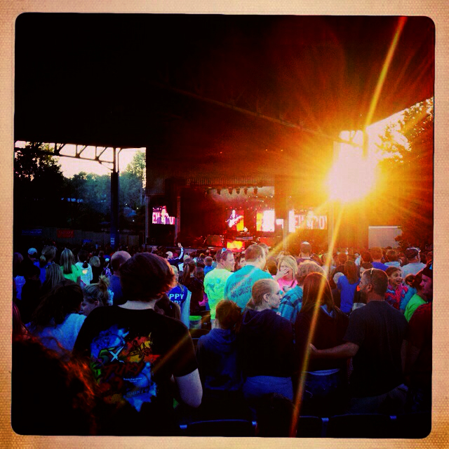 Sunset on Newsboys
