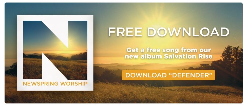 NewSpring Church has a FREE MP3 Download from NewSpring Worship Salvation Rise